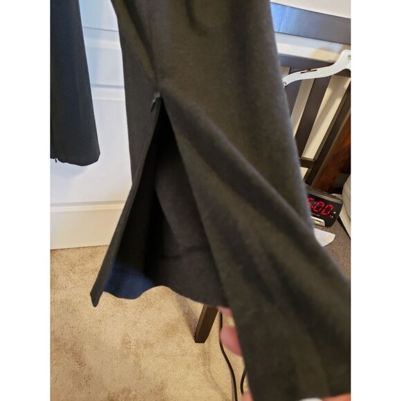 Jones & CO stretch, gray slacks with hidden, back zipper hem, size 14 - Picture 8 of 9